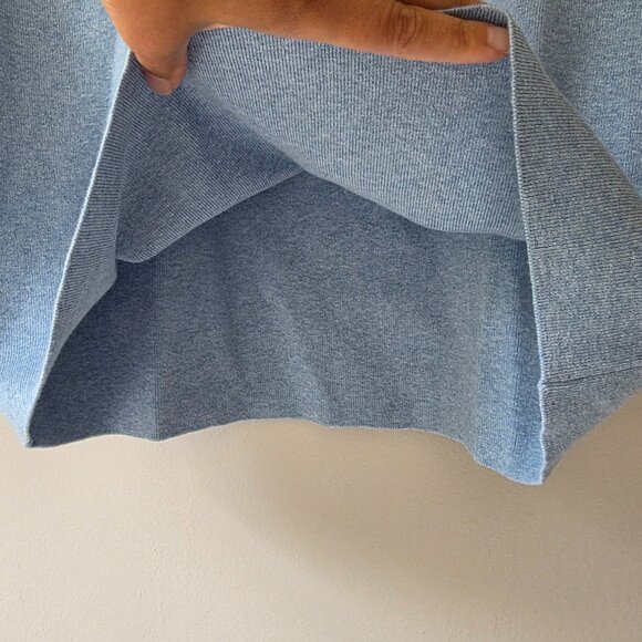 TALBOTS Sleeveless Turtleneck Sweater | Light Blue | Size Large Petite Soft - Picture 5 of 7